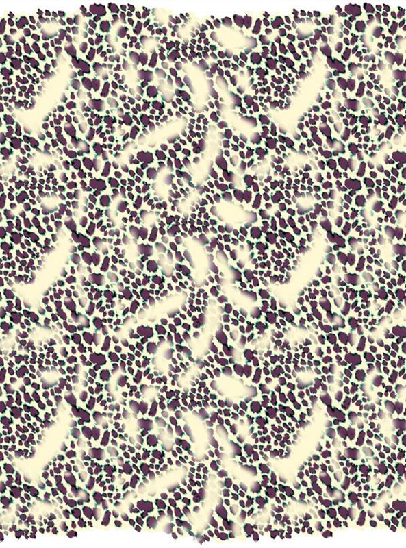 时尚豹纹面料印花素材 高端服装印花设计灵感