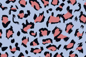 时尚豹纹面料印花设计，打造个性服装印花素材