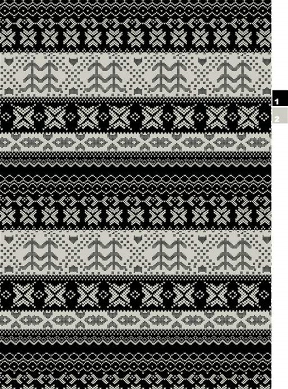 经典民族风面料印花素材,适用于秋冬服装印花设计