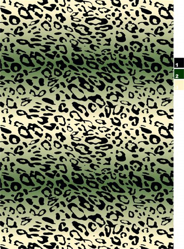 流行豹纹渐变面料印花素材,专为服装印花设计打造