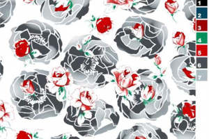 时尚花卉面料印花素材 服装印花设计灵感