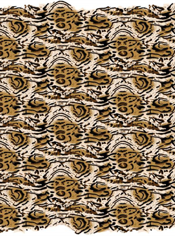 复古艺术风面料印花素材 适用于高端服装印花设计