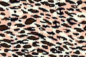 粉色豹纹面料印花 高端服装印花素材推荐