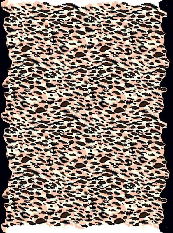 复古风豹纹面料印花素材 服装印花设计