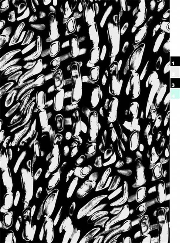 抽象纹理面料印花,打造独特服装印花设计