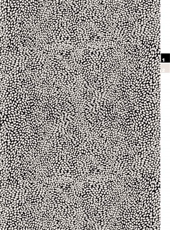 时尚黑白点阵面料印花 服装印花素材推荐