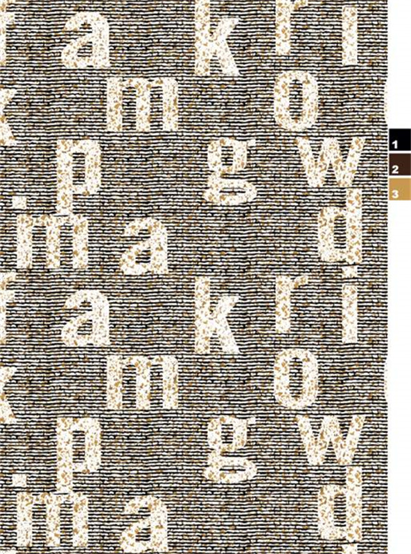 复古颗粒字母面料印花素材 时尚服装印花设计灵感