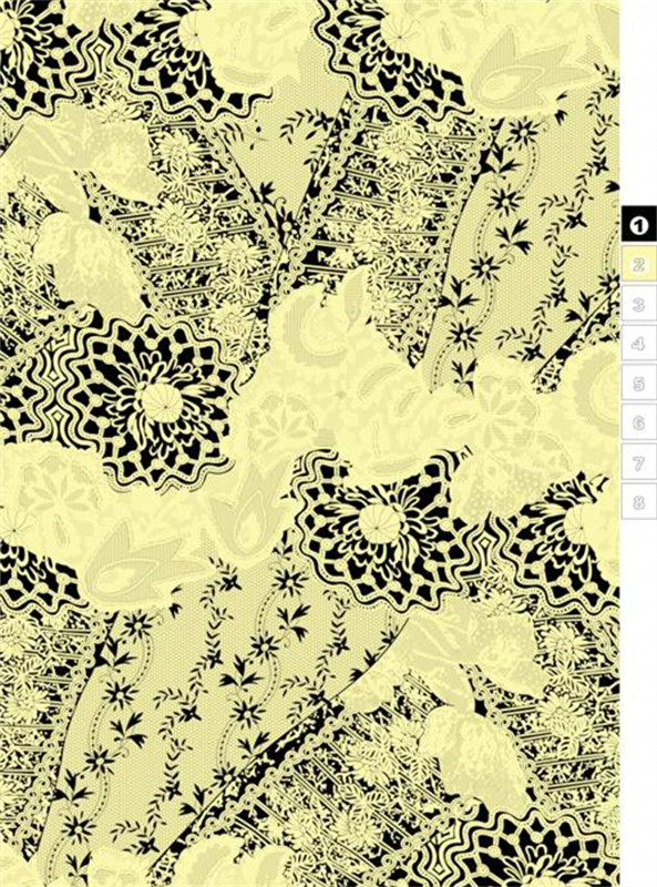 复古风面料印花素材 服装印花设计灵感