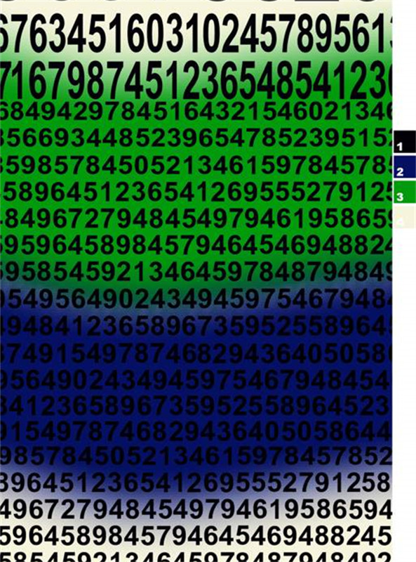 时尚渐变数字纹理面料印花素材