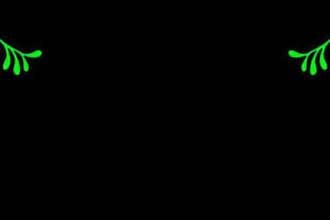 清新绿植边框服装印花素材 时尚面料印花设计