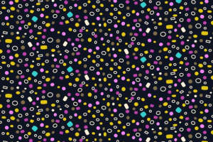 活力几何风服装印花素材：多彩纹理面料设计