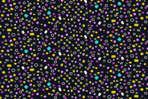 活力几何元素服装印花设计素材