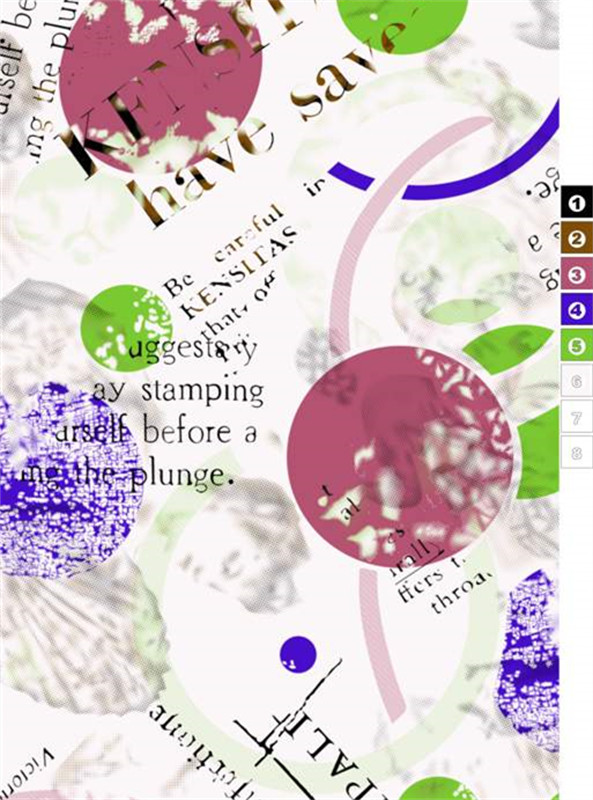 艺术拼贴风面料印花设计 | 复古抽象服装印花素材