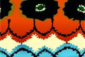 复古花卉面料印花素材，适用于服装设计的独特花型