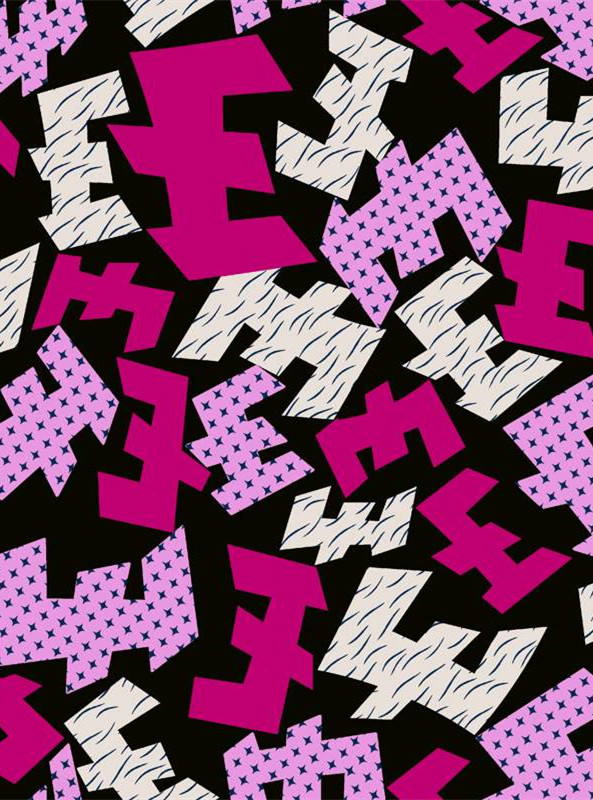 时尚几何风面料印花素材 潮流服装印花设计灵感