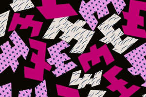 时尚几何风面料印花素材 潮流服装印花设计灵感