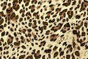 复古豹纹面料印花 时尚服装印花设计素材