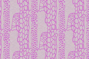 创意紫色抽象几何服装印花设计素材