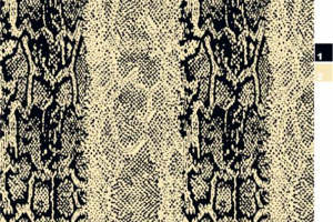 复古蛇纹面料印花素材 时尚服装印花设计灵感