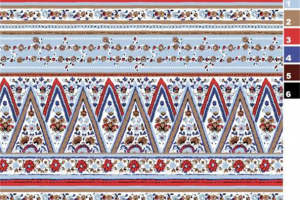 民族风几何花纹面料印花素材 服装印花设计灵感