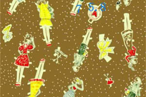 复古风服装印花素材 时尚面料设计灵感