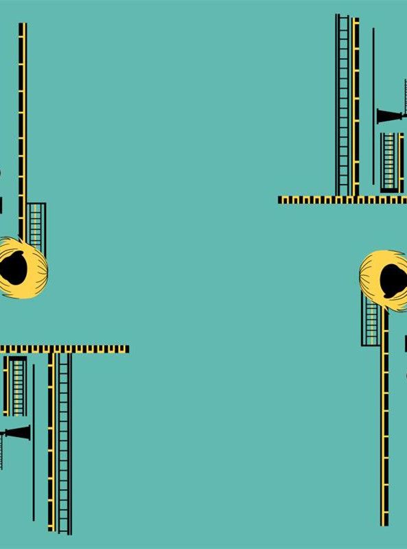 工业风蓝绿底色服装印花面料设计素材