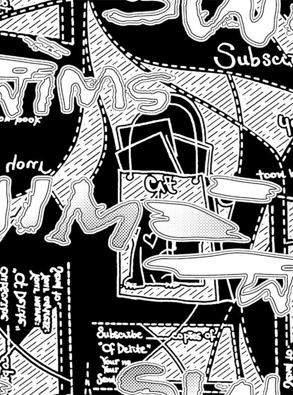 复古涂鸦风面料印花素材 创意服装印花设计灵感