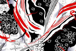 时尚潮流服装印花素材，抽象艺术与街头风格融合