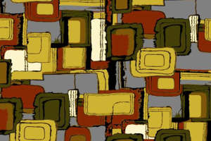 复古几何风面料印花素材 时尚服装印花设计灵感