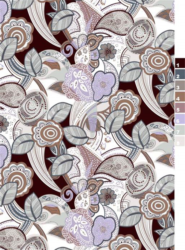 复古花卉佩斯利纹样 高端服装印花素材推荐