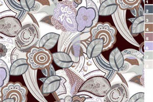 复古花卉佩斯利纹样 高端服装印花素材推荐