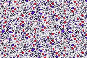 时尚抽象花卉面料印花 创意服装印花设计素材