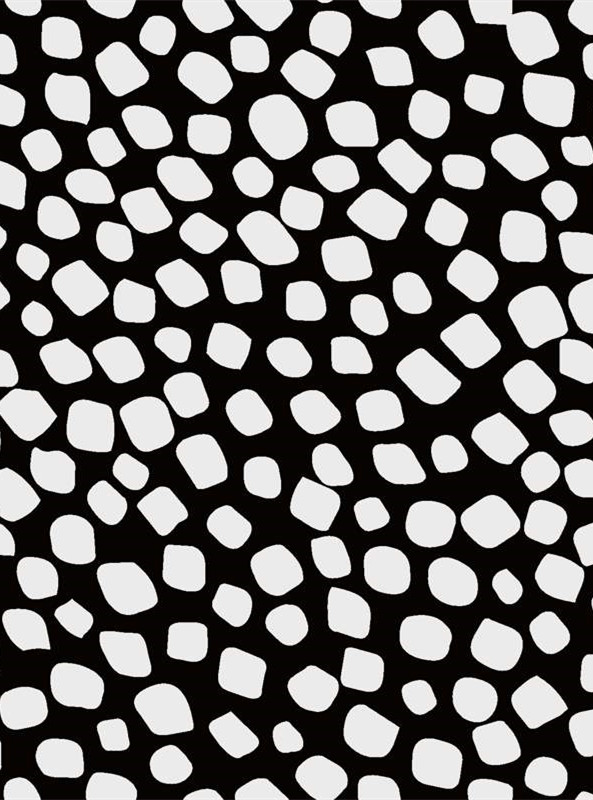 现代简约黑白几何面料印花素材 服装印花设计灵感