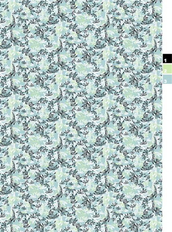 清新花卉纹理服装印花素材推荐