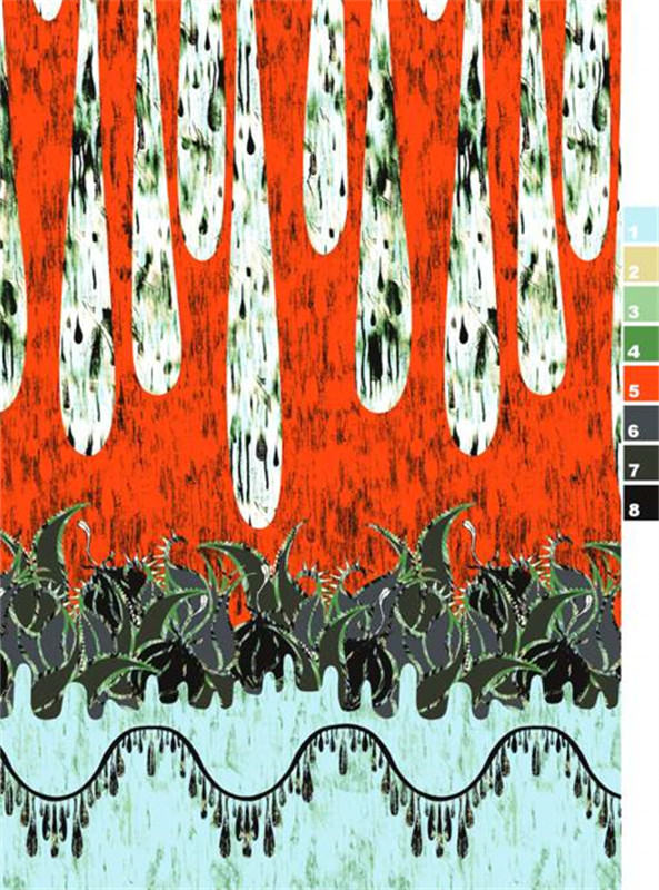 创意艺术风面料印花素材 时尚服装印花设计灵感