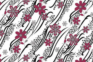 时尚花卉面料印花设计 艺术感服装印花素材推荐