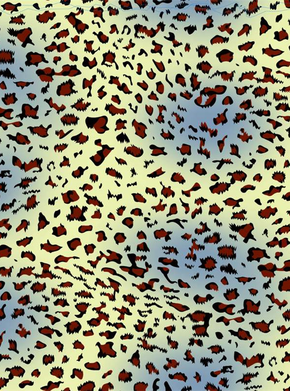 复古豹纹面料印花素材 服装印花设计灵感