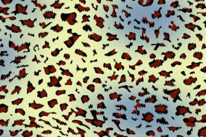 复古豹纹面料印花素材 服装印花设计灵感