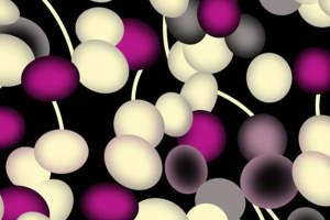 时尚抽象圆点面料印花 创意服装印花设计素材