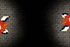 复古像素风服装印花素材，独特纹理设计