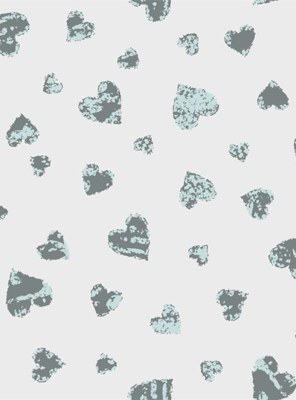 复古做旧心形面料印花素材,适用于服装印花设计