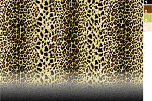 时尚豹纹面料印花素材 高级感服装印花设计