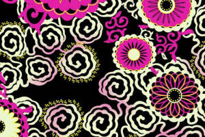 复古花卉面料印花 时尚服装印花素材推荐