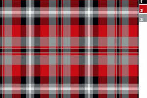 经典红黑格纹面料印花素材