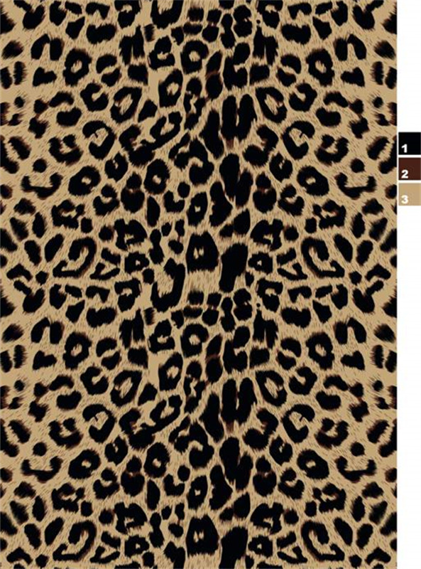 经典豹纹面料印花素材 时尚服装印花设计必备