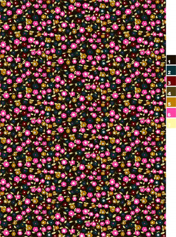 复古碎花面料印花设计 春季服装印花素材推荐