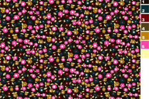 复古碎花面料印花设计 春季服装印花素材推荐