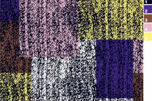 复古拼色针织纹理 服装印花素材灵感