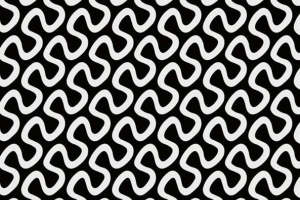 时尚黑白波浪纹面料印花素材 服装印花设计灵感