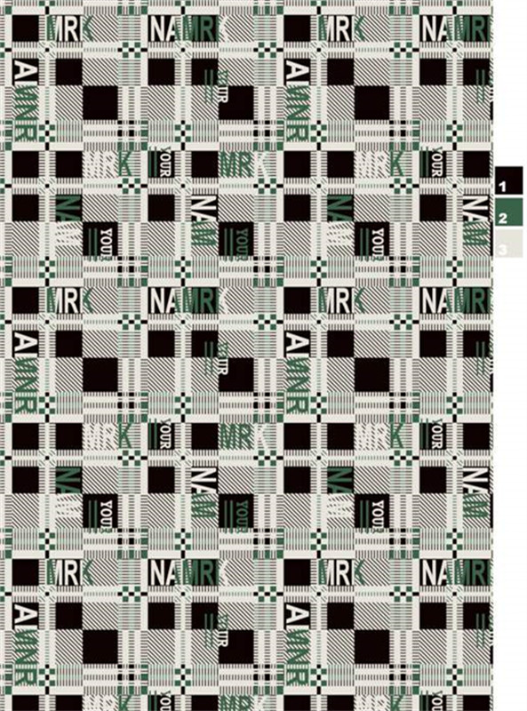 时尚几何字母组合面料印花素材 潮流服装印花设计灵感